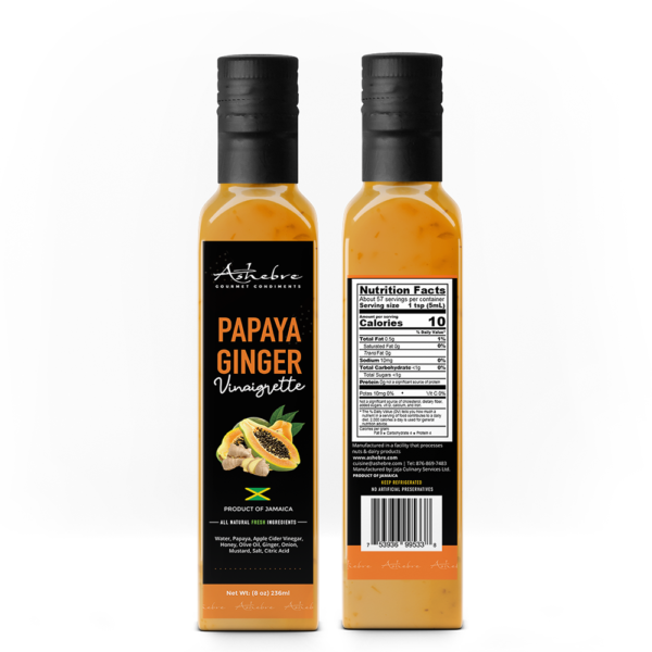 Ashebre Papaya Ginger Vinaigrette