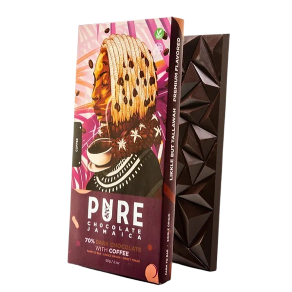 PURE 70% Dark Chocolate with Coffee - 60g